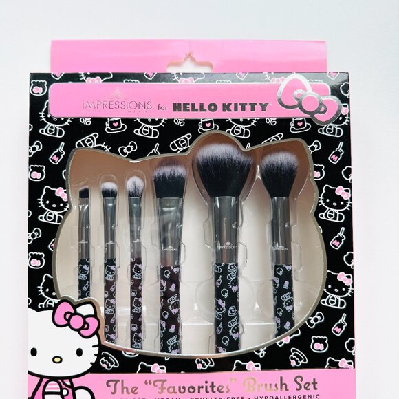 3574 HELLO KITTY MAKEUP BRUSH SET IMPRESSIONS VANITY - Picture 1 of 5
